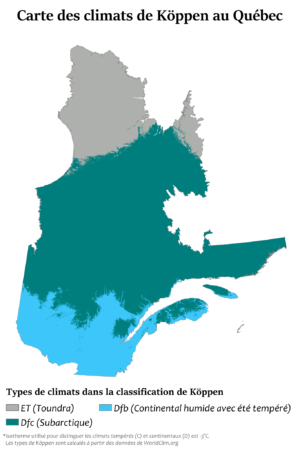 Climat au Québec