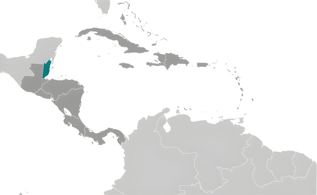 Carte de localisation du Belize