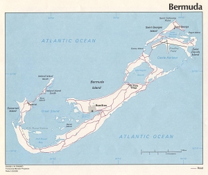 Carte des Bermudes