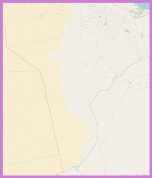Carte du gouvernorat de Tataouine