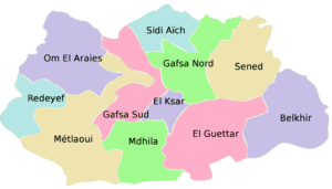 Quelles sont les délégations du gouvernorat de Gafsa ?