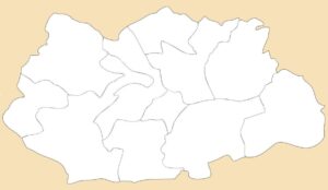 Carte vierge du gouvernorat de Gafsa
