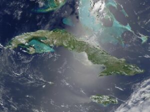 Image satellite de Cuba