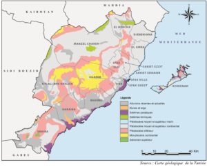 Géologie et géomorphologie du gouvernorat de Sfax