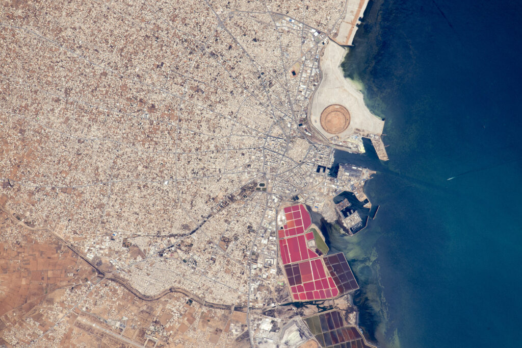 Image satellite de Sfax.