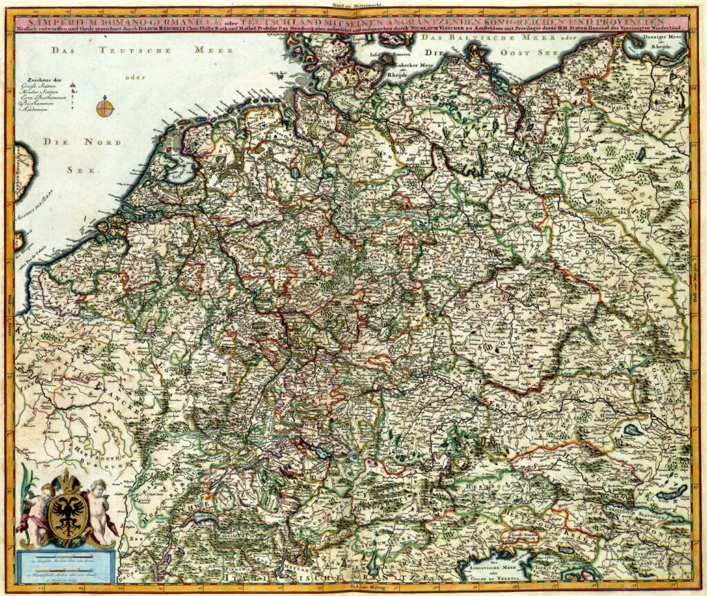 Carte du Saint-Empire romain germanique.
