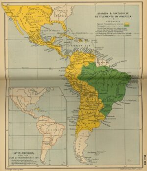 Établissements espagnols et portugais en Amérique XVIIIe s.