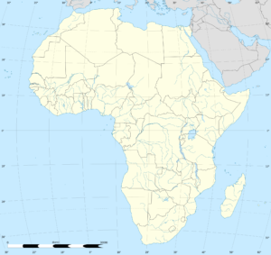 Carte vierge de l’Afrique