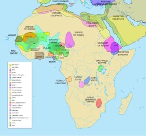 Carte des royaumes africains précoloniaux