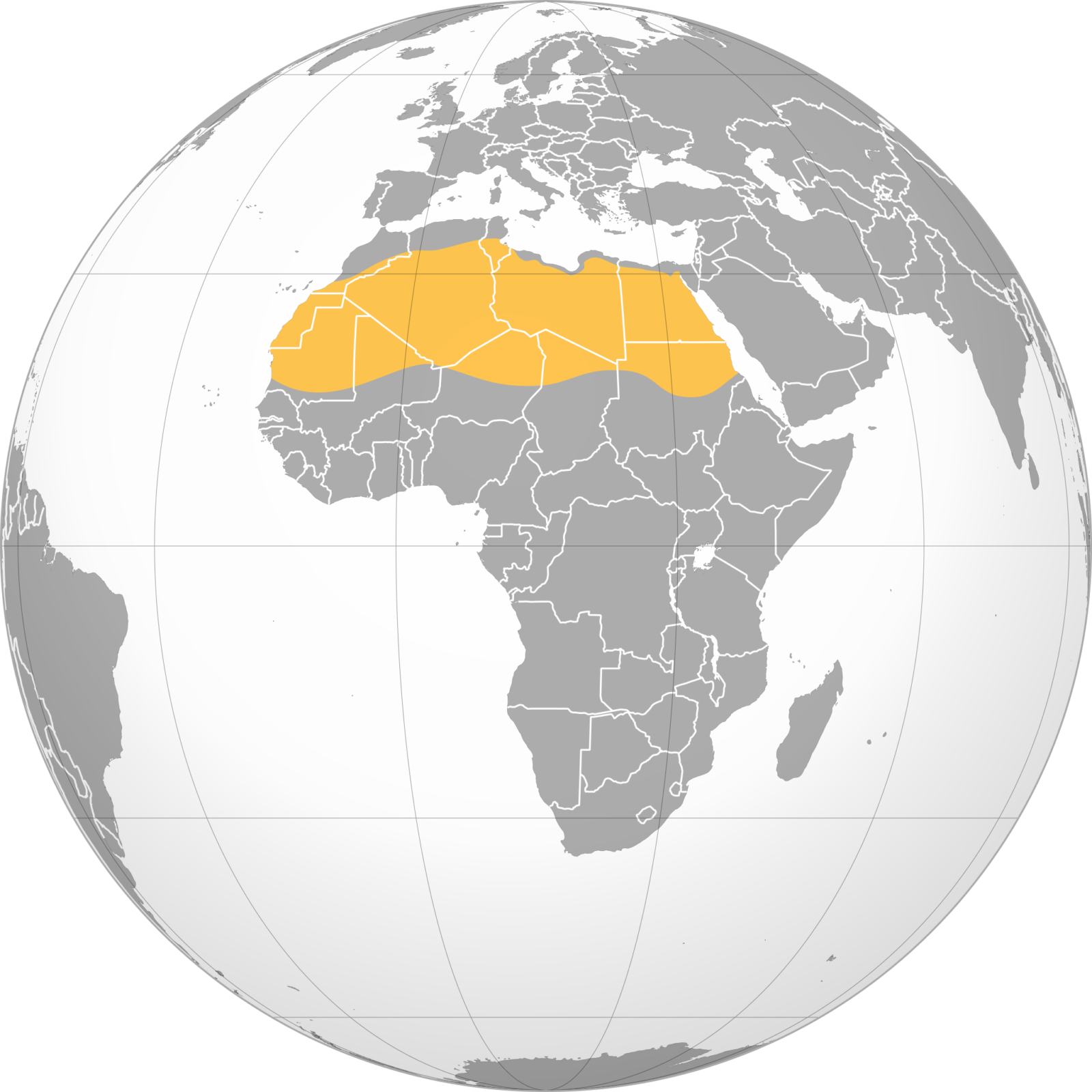 Carte Du D Sert Du Sahara