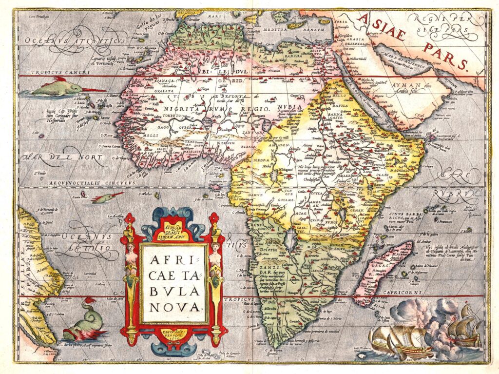 Africae tabula nova 1570.