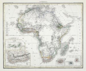 Carte de l’Afrique de 1861