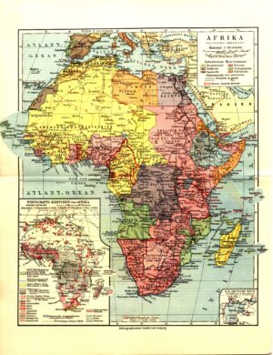 Carte de l’Afrique en 1932