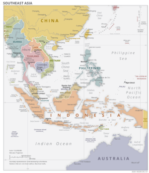 Carte de l’Asie du Sud-Est