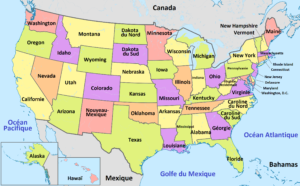 Quels sont les états des États-Unis ?