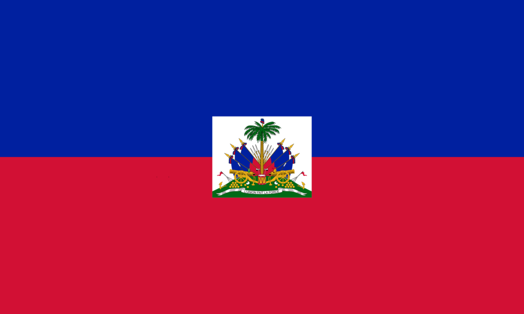 Drapeau d'Haïti.