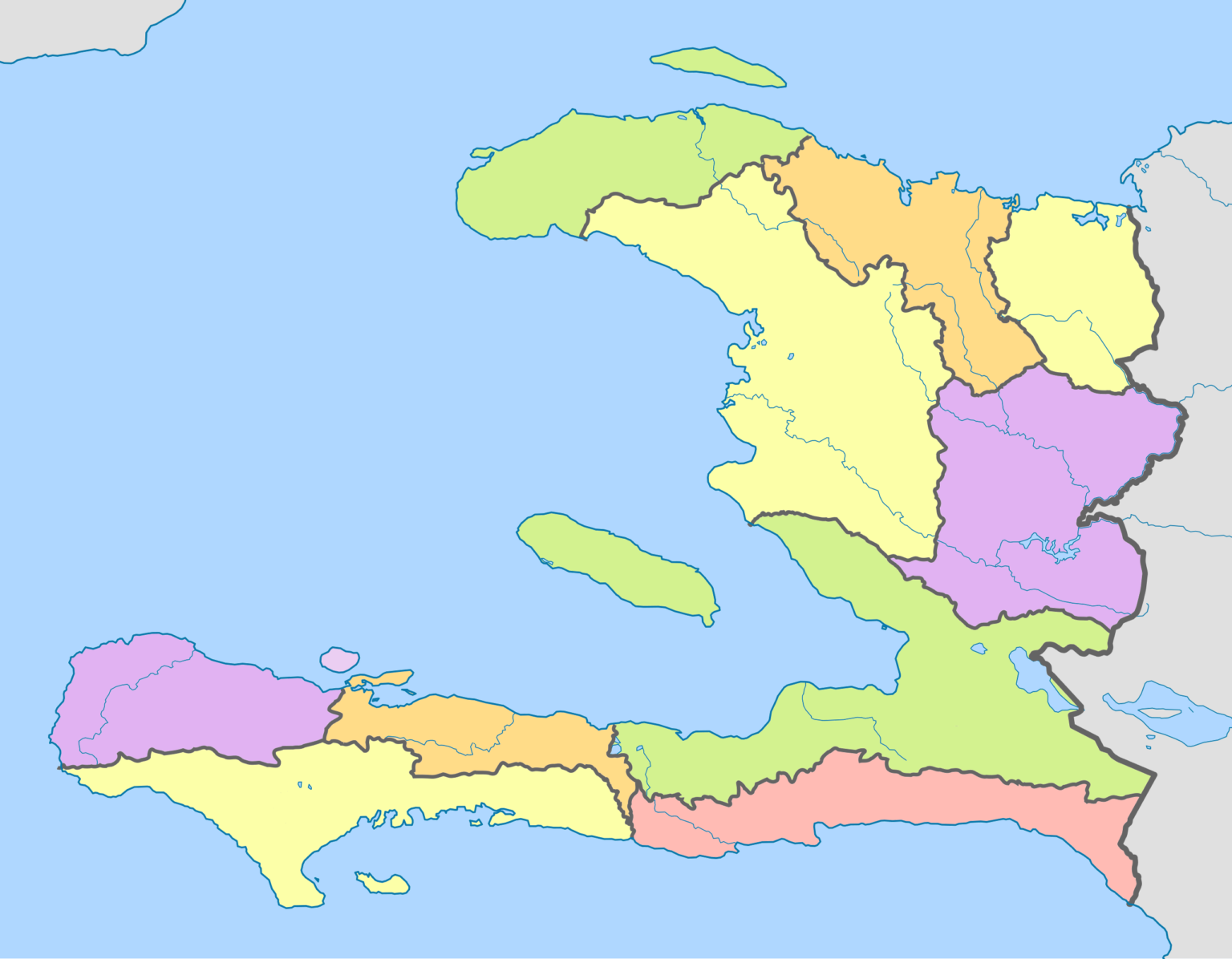 Carte Vierge D'Haïti