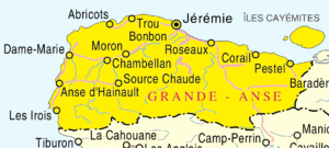 Carte du département de Grand’Anse