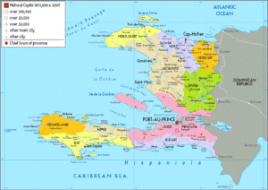 Carte politique d’Haïti