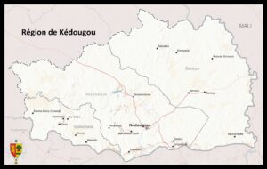 Carte de la région de Kédougou