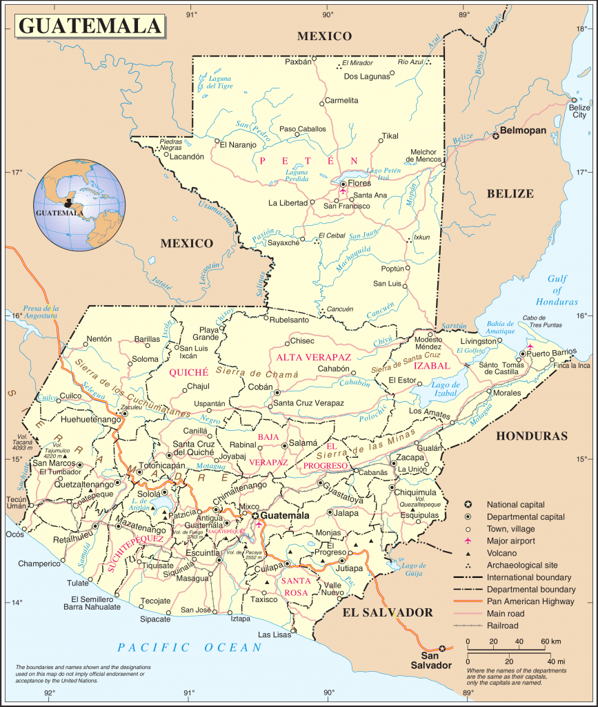 Carte-du-Guatemala