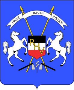 Anciennes armoiries de Haute-Volta (1958-1984).