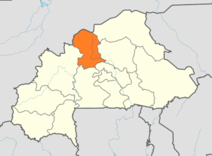 Carte de localisation de la région du Nord au Burkina Faso.