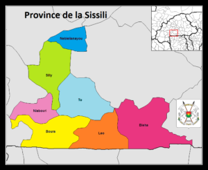 Carte de la province de la Sissili