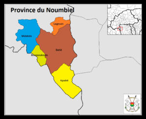 Carte de la province du Noumbiel