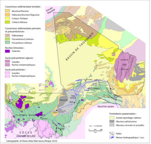 Carte géologique du Mali
