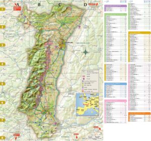 Carte touristique de l’Alsace