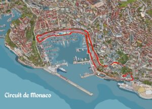 Plan du Grand Prix de Monaco