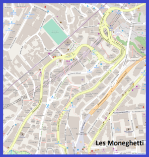 Plan des Moneghetti, Monaco