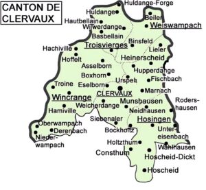 Carte du canton de Clervaux