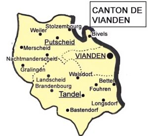 Carte du canton de Vianden