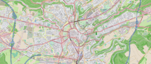 Carte de Luxembourg-Ville.