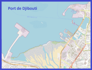 Plan du port de Djibouti