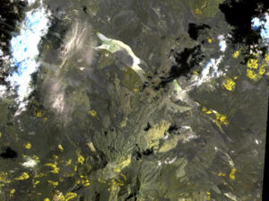 Image satellite du champ volcanique de Gufa