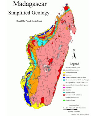 Carte géologique de Madagascar