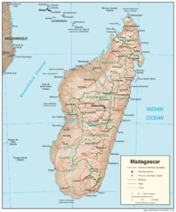 Physiographie de Madagascar.