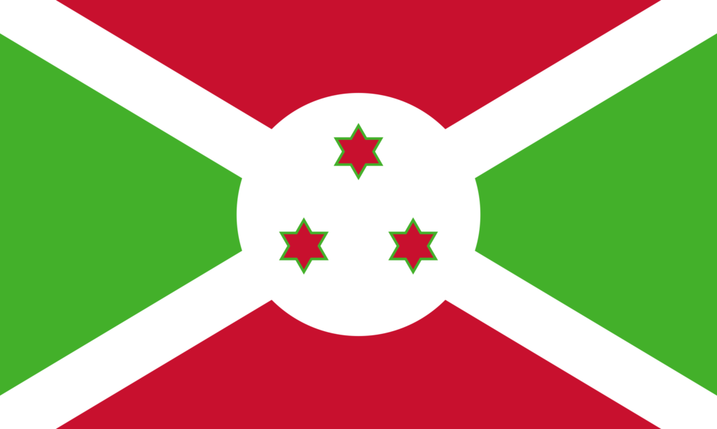 Drapeau du Burundi.