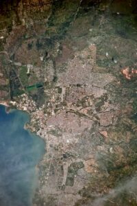 Image satellite de Bujumbura.