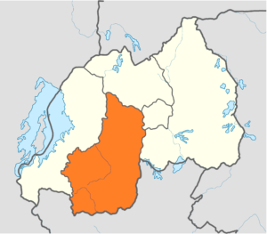 Où se situe la Province du Sud du Rwanda ?