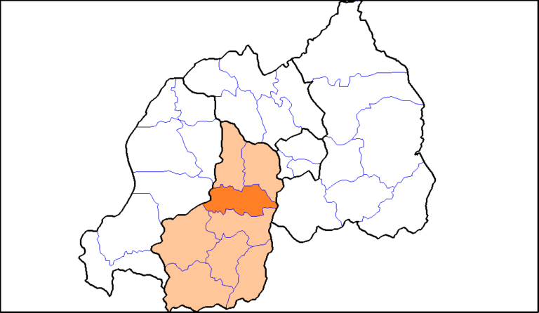 Carte Du District De Ruhango Carte Du District De Ruhango
