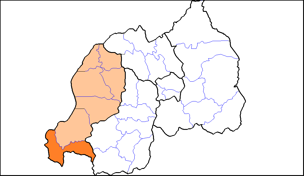 Carte Du District De Rusizi