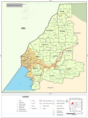 Carte du district de Rubavu
