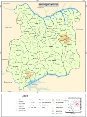 Carte du district de Rwamagana