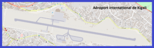 Plan de l’aéroport international de Kigali