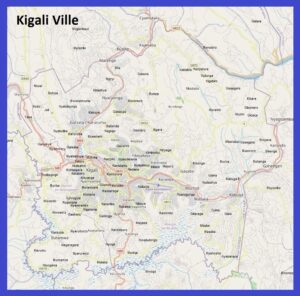 Carte de Kigali Ville