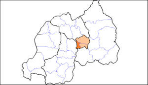 Carte de localisation du district de Nyarugenge.